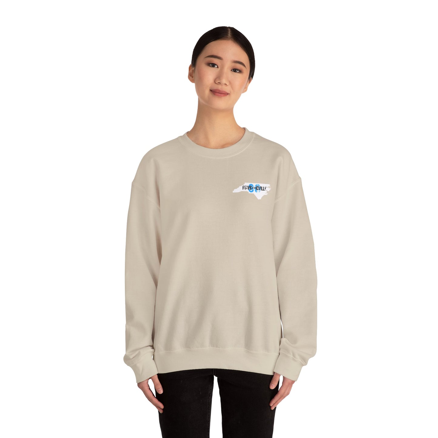 Fayetteville NC Unisex Crewneck Sweatshirt - Unique State Pride Design