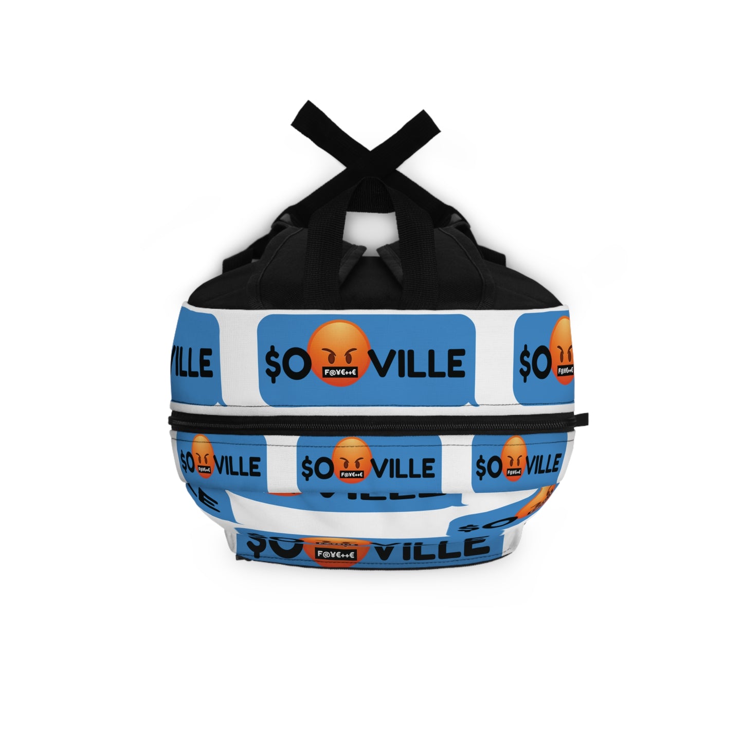 Trendy Graphic Backpack for Everyday Use - 'SO $VILLE' Design