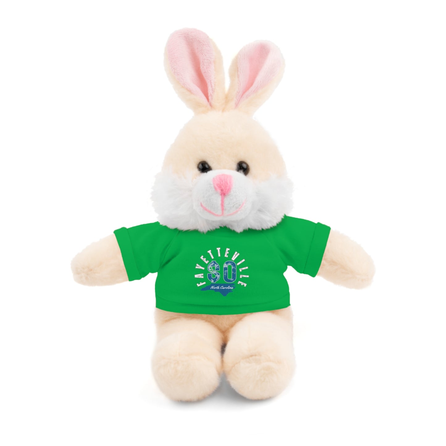 $o Fayetteville Personalized Stuffed Bear with T-Shirt – Perfect Gift for Kids and Celebrations