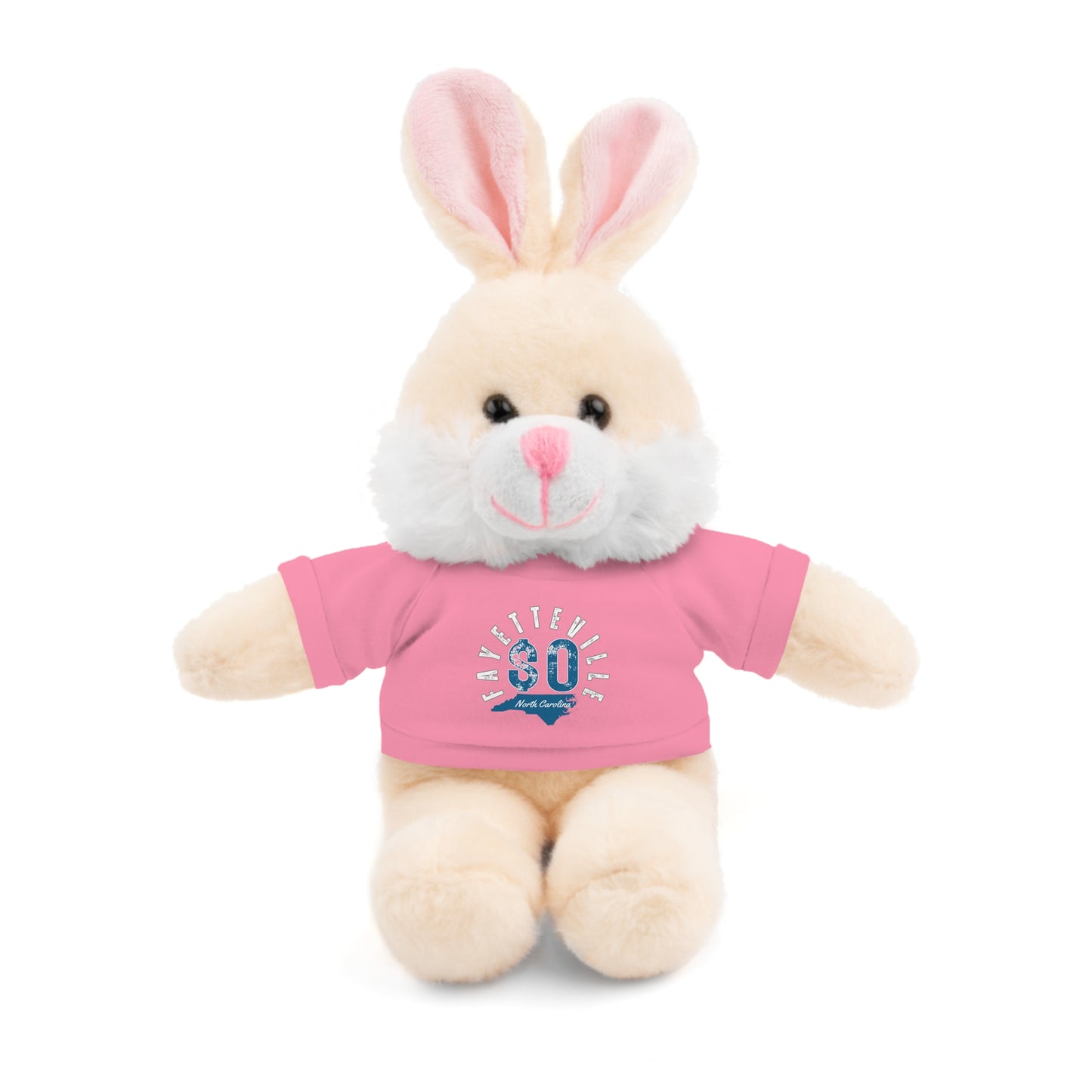 $o Fayetteville Personalized Stuffed Bear with T-Shirt – Perfect Gift for Kids and Celebrations