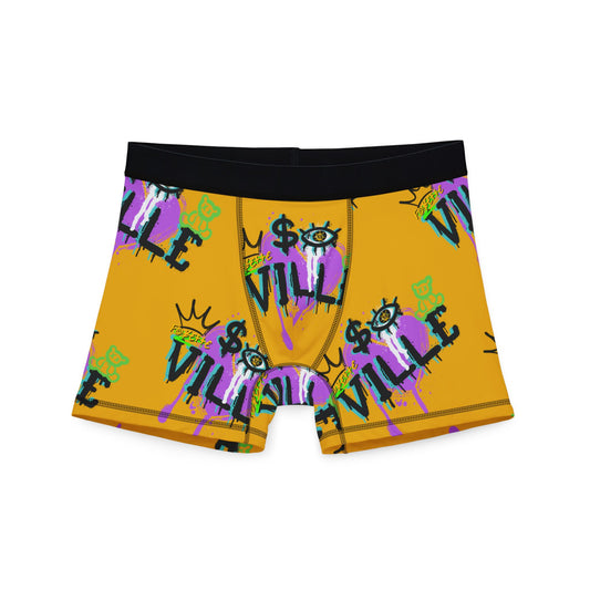 $o F@yetteVILLE Vibrant Graffiti Men's Boxers - Bold Urban Style
