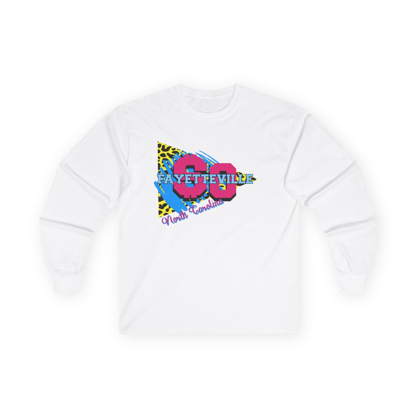 $o Fayetteville Retro Long Sleeve Tee - Unisex Ultra Cotton Casual Shirt
