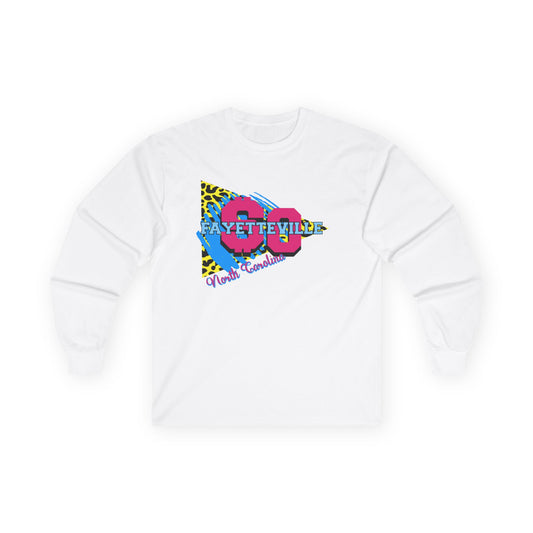 $o Fayetteville Retro Long Sleeve Tee - Unisex Ultra Cotton Casual Shirt