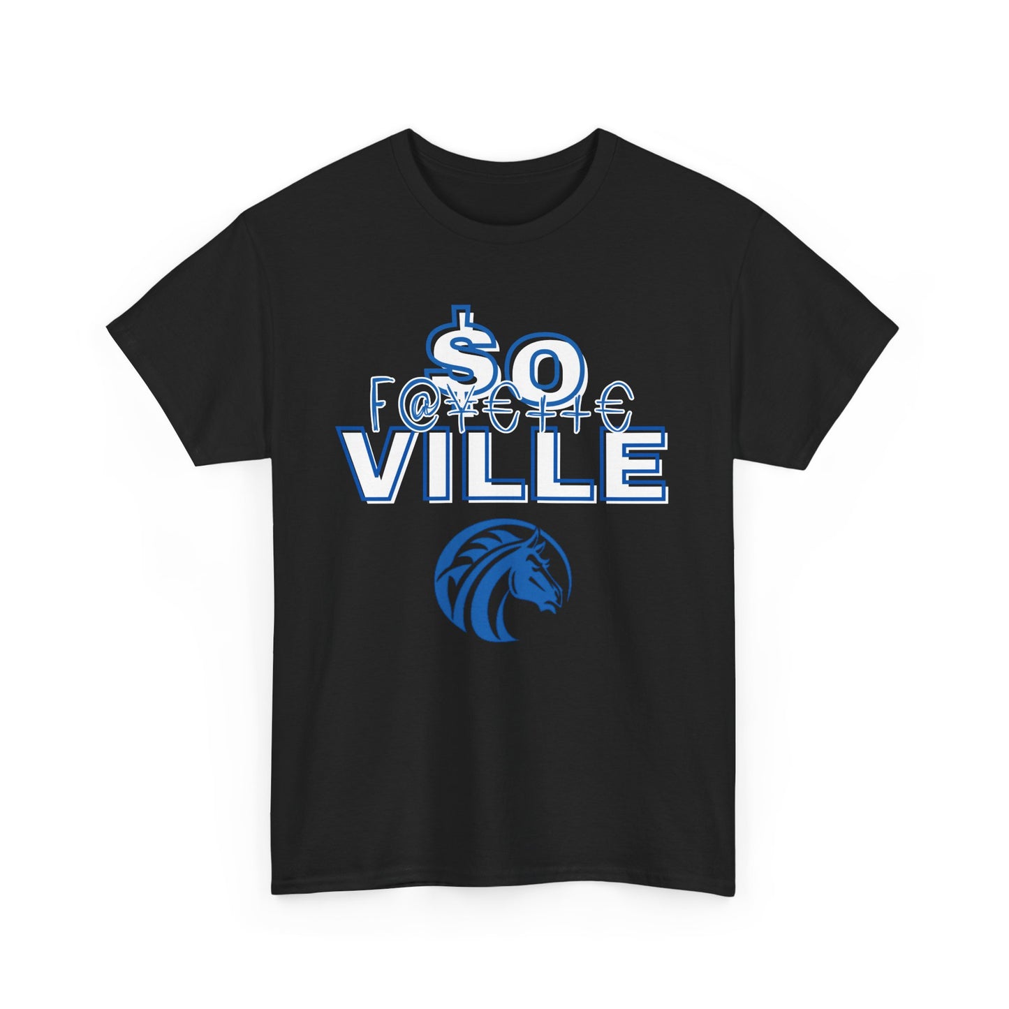 Rep Your School (Broncos) Graphic Tee - So Ville Design for Everyday Wear
