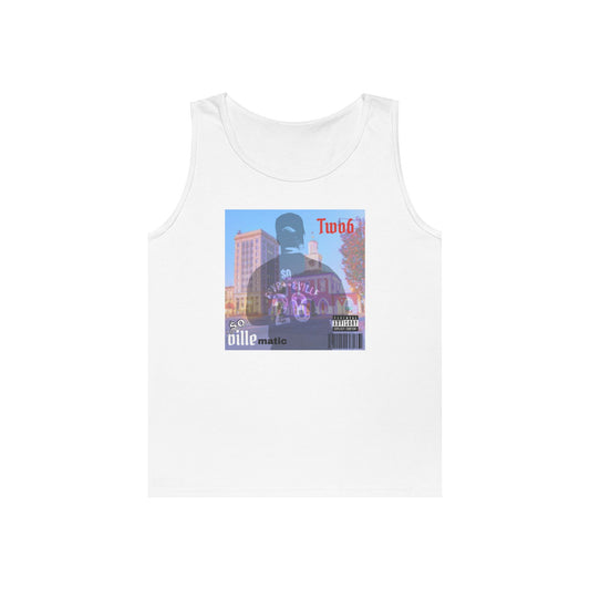 $o F@yetteVILLE Retro Urban Vibe Unisex Heavy Cotton Tank Top - Perfect for Summer Days and Music Festivals