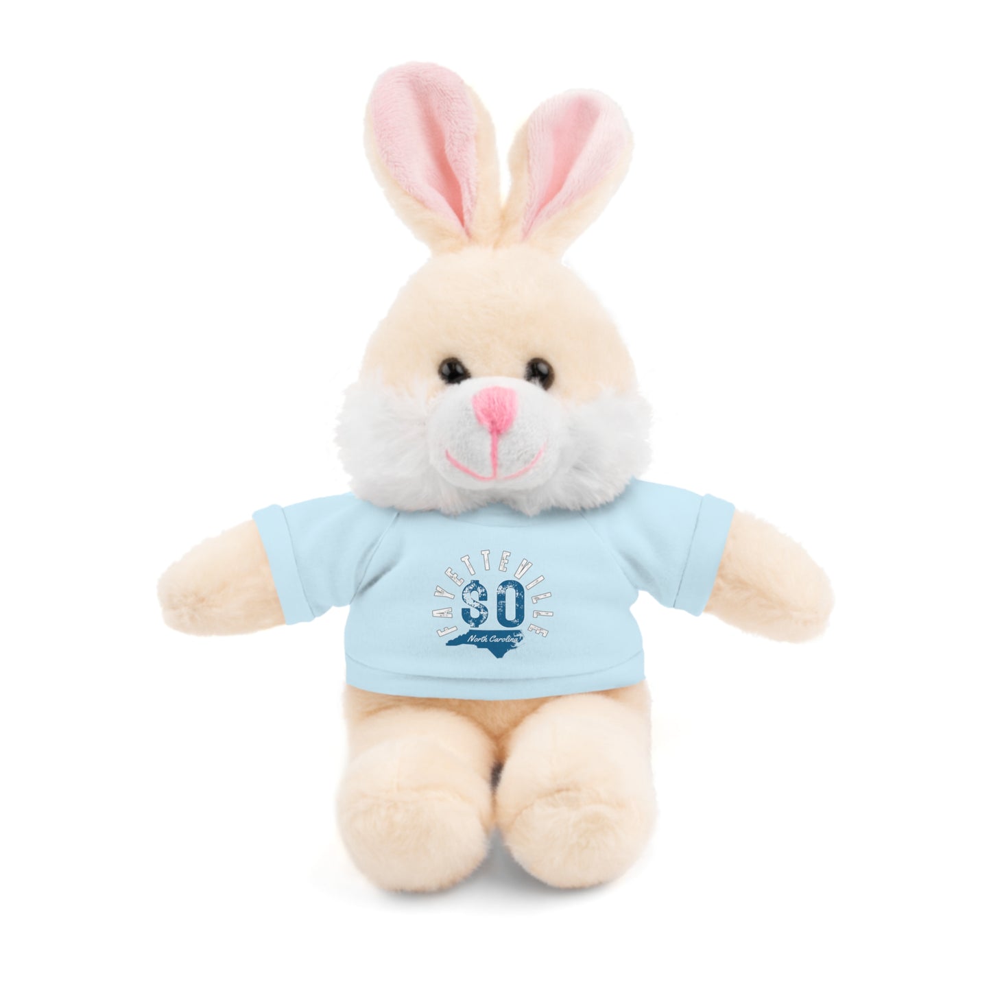 $o Fayetteville Personalized Stuffed Bear with T-Shirt – Perfect Gift for Kids and Celebrations
