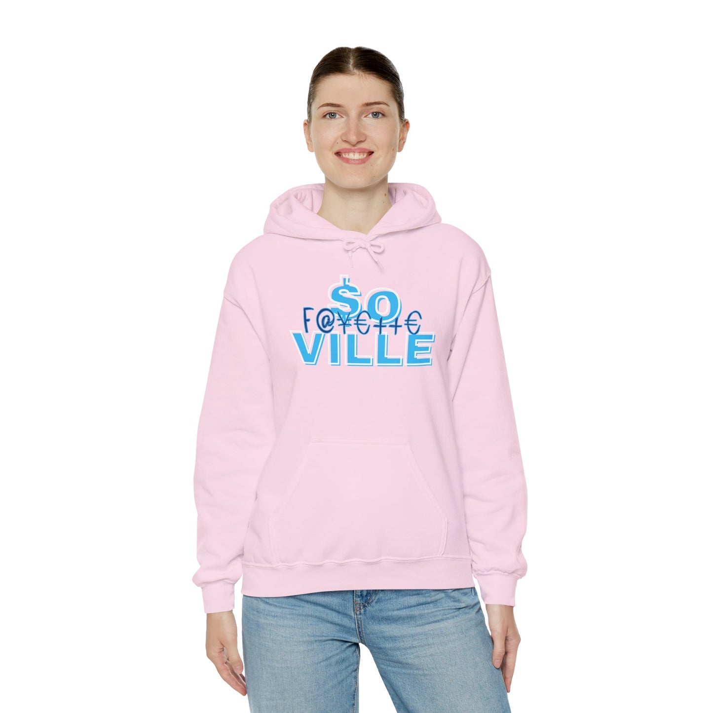 So FaYETTE Ville PINK Hoodie - Unisex Heavy Blend Sweatshirt