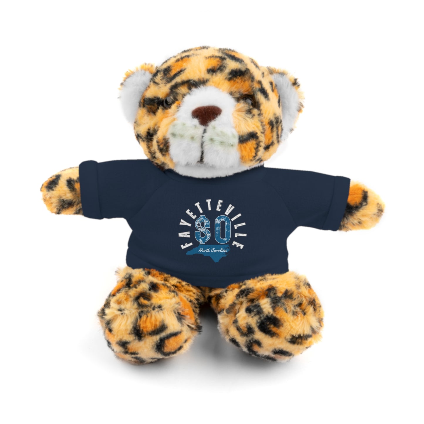 $o Fayetteville Personalized Stuffed Bear with T-Shirt – Perfect Gift for Kids and Celebrations