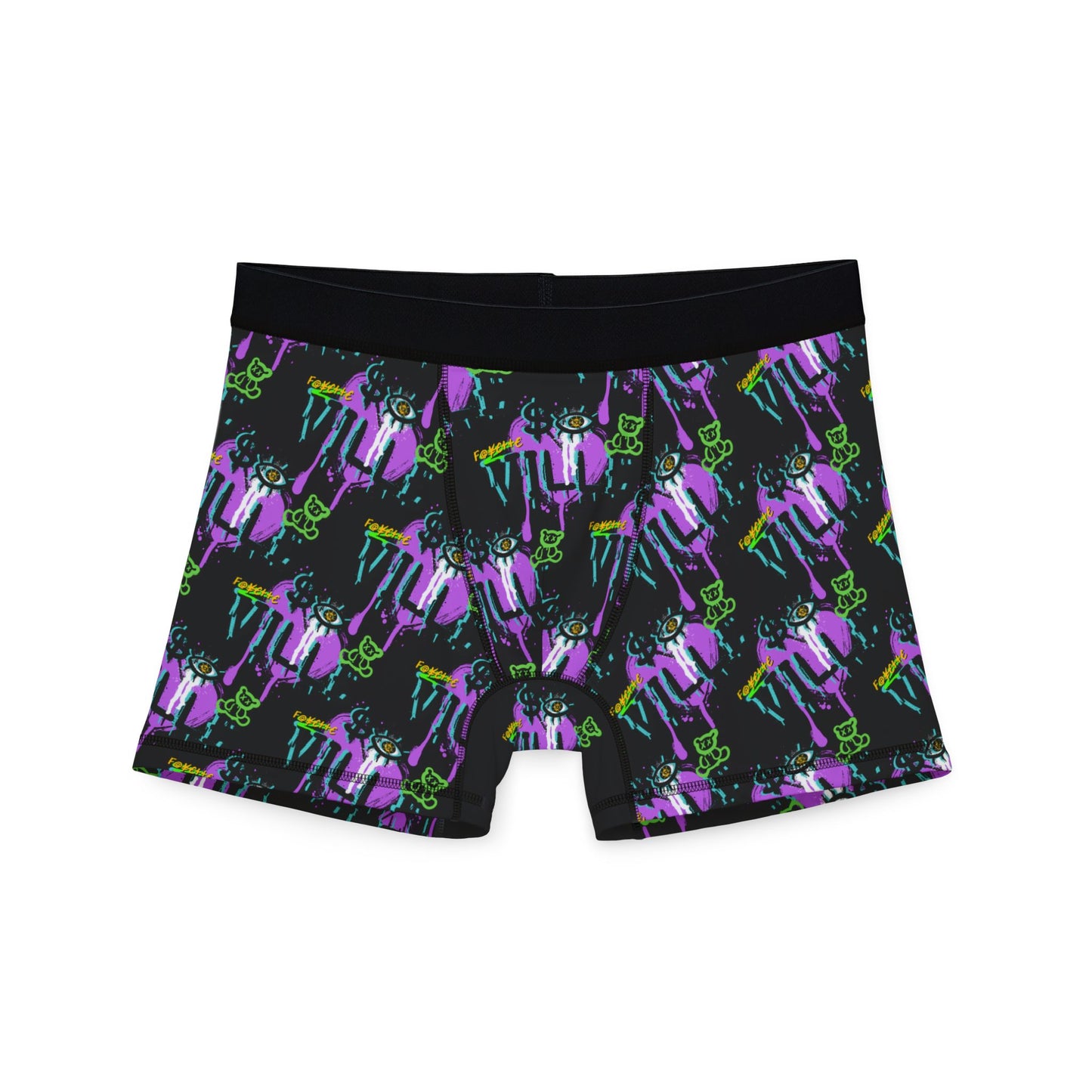 $o F@yetteVILLE Colorful Graphic Men's Boxers with Funky Design