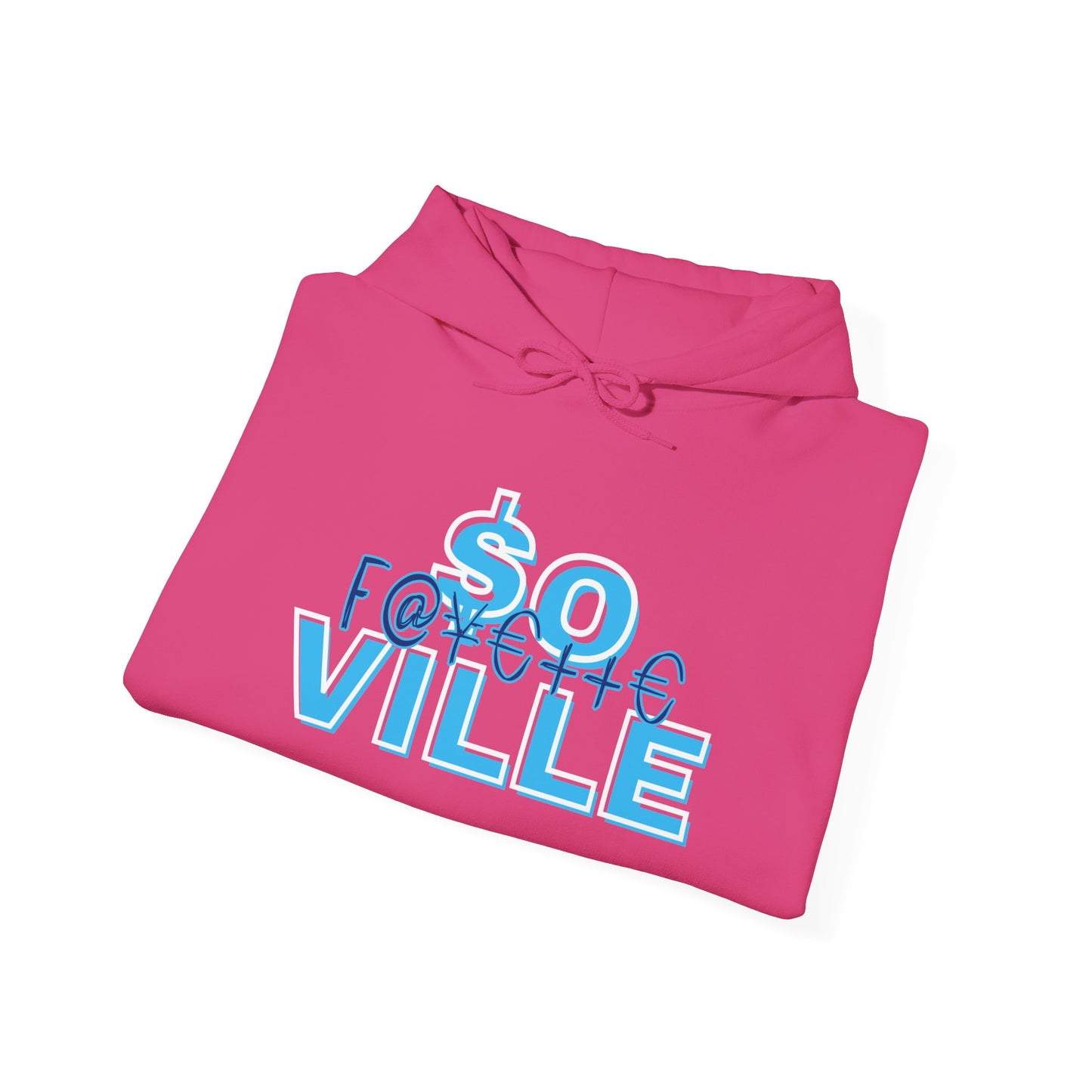 So FaYETTE Ville PINK Hoodie - Unisex Heavy Blend Sweatshirt