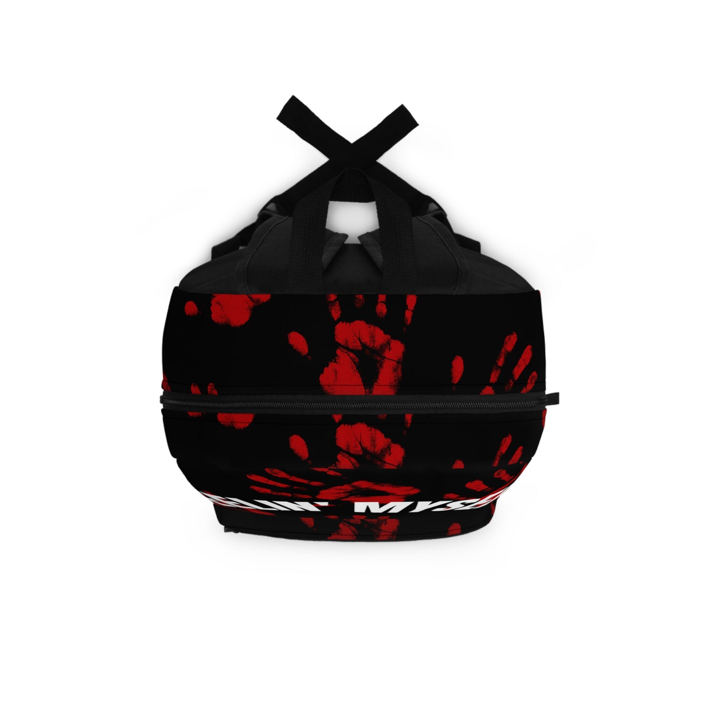 $o F@yetteVILLE Feelin' Myself Handprint Backpack - Stylish & Bold School or Travel Bag